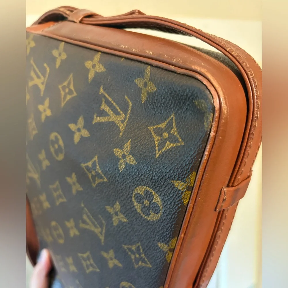 Vintage LV Louis Vuitton Monogram Sac Bandouliere Shoulder Bag or Crossbody - Picture 4 of 10